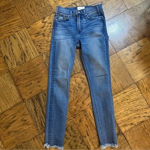 McGUIRE | Skinny Stretch Blue Skinny Jeans Fray Hem Great Condition! Size 24